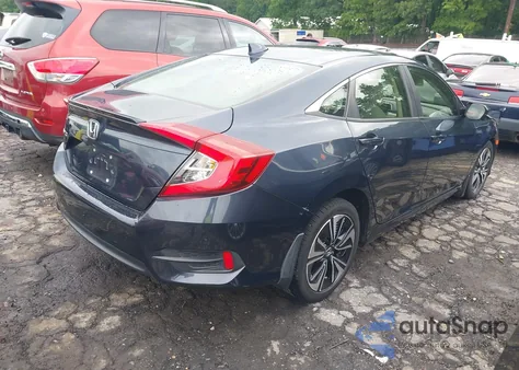 2018 Honda Civic Ex-L from USA, damaged, VIN JHMFC1F71JX018526